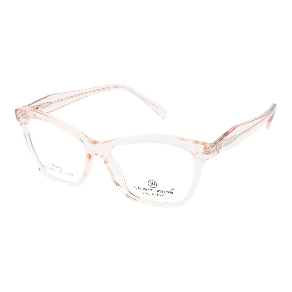 Feminine Cateye Eyewear – Gloss Pink | Spring Hinges