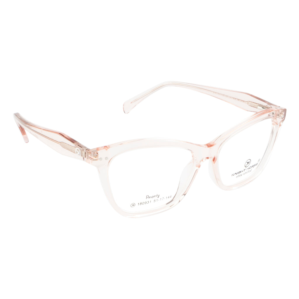 Feminine Cateye Eyewear – Gloss Pink | Spring Hinges