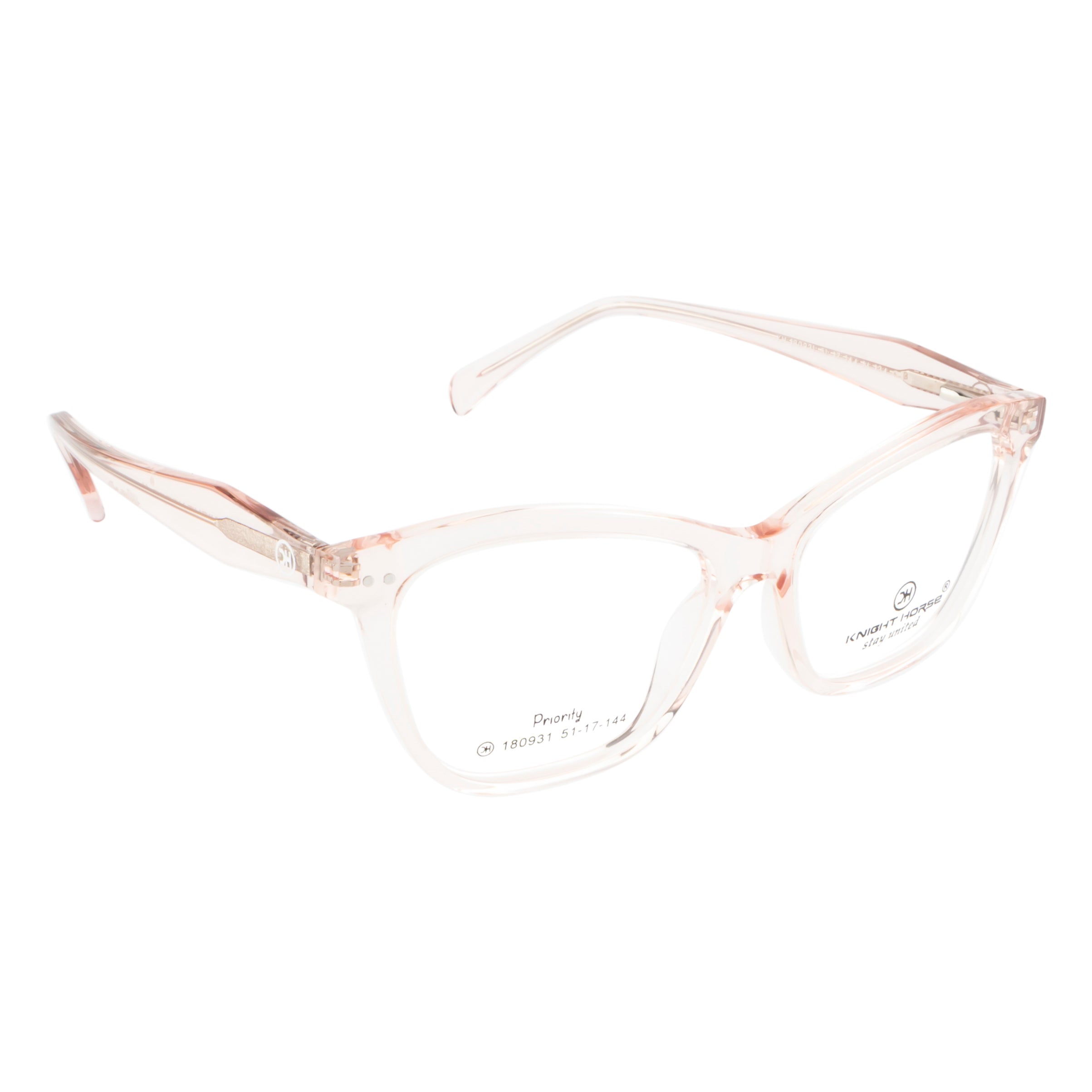 Feminine Cateye Eyewear – Gloss Pink | Spring Hinges