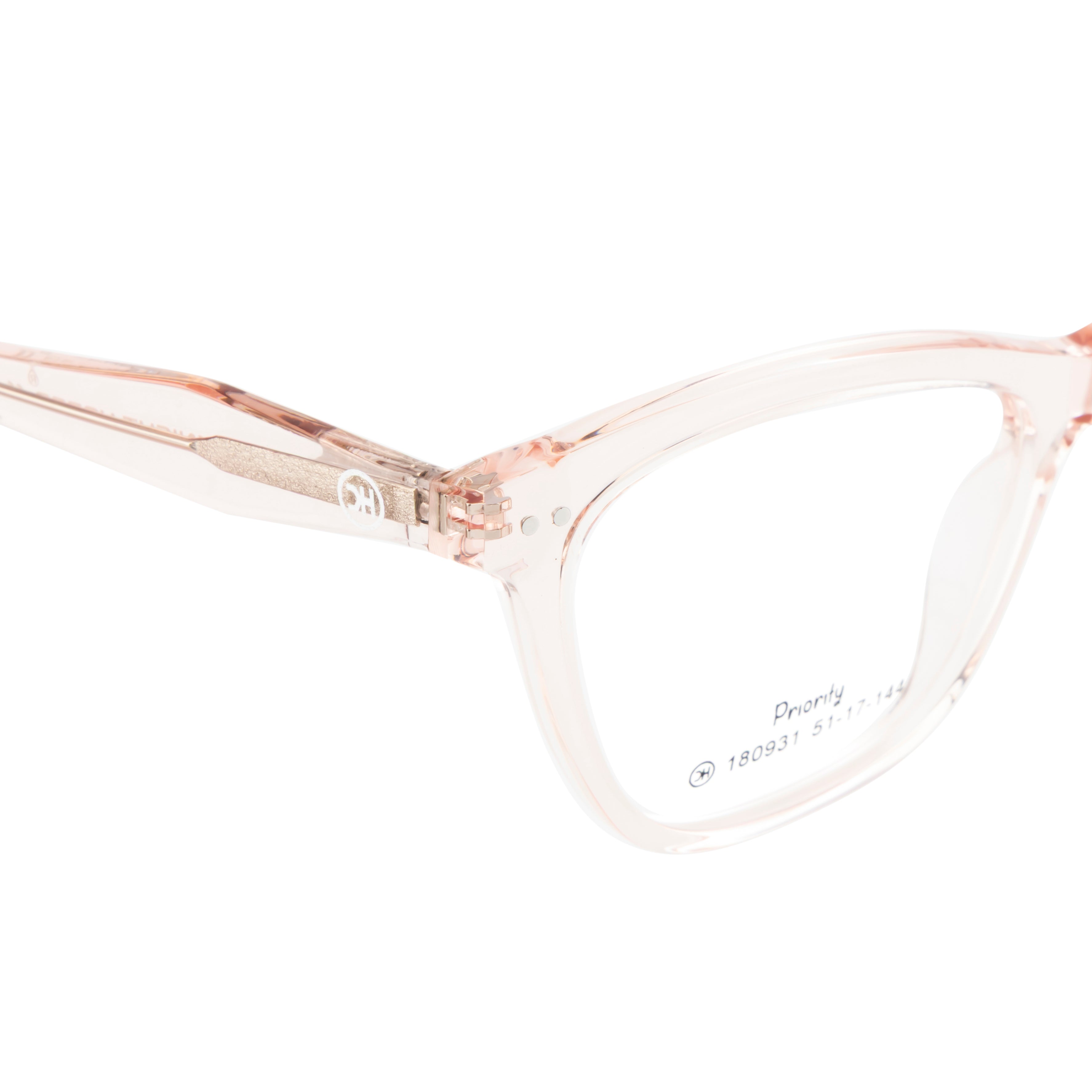 Feminine Cateye Eyewear – Gloss Pink | Spring Hinges