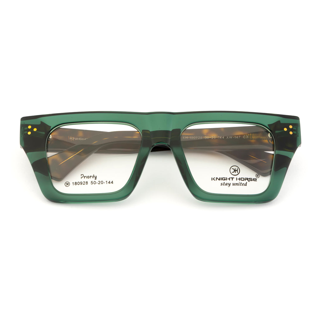 Designer Glasses – Square with Thick Sides