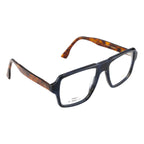 Bold Square Acetate Frame – Unisex Thick‑Side Full‑Rim, Dual‑Tone Finish