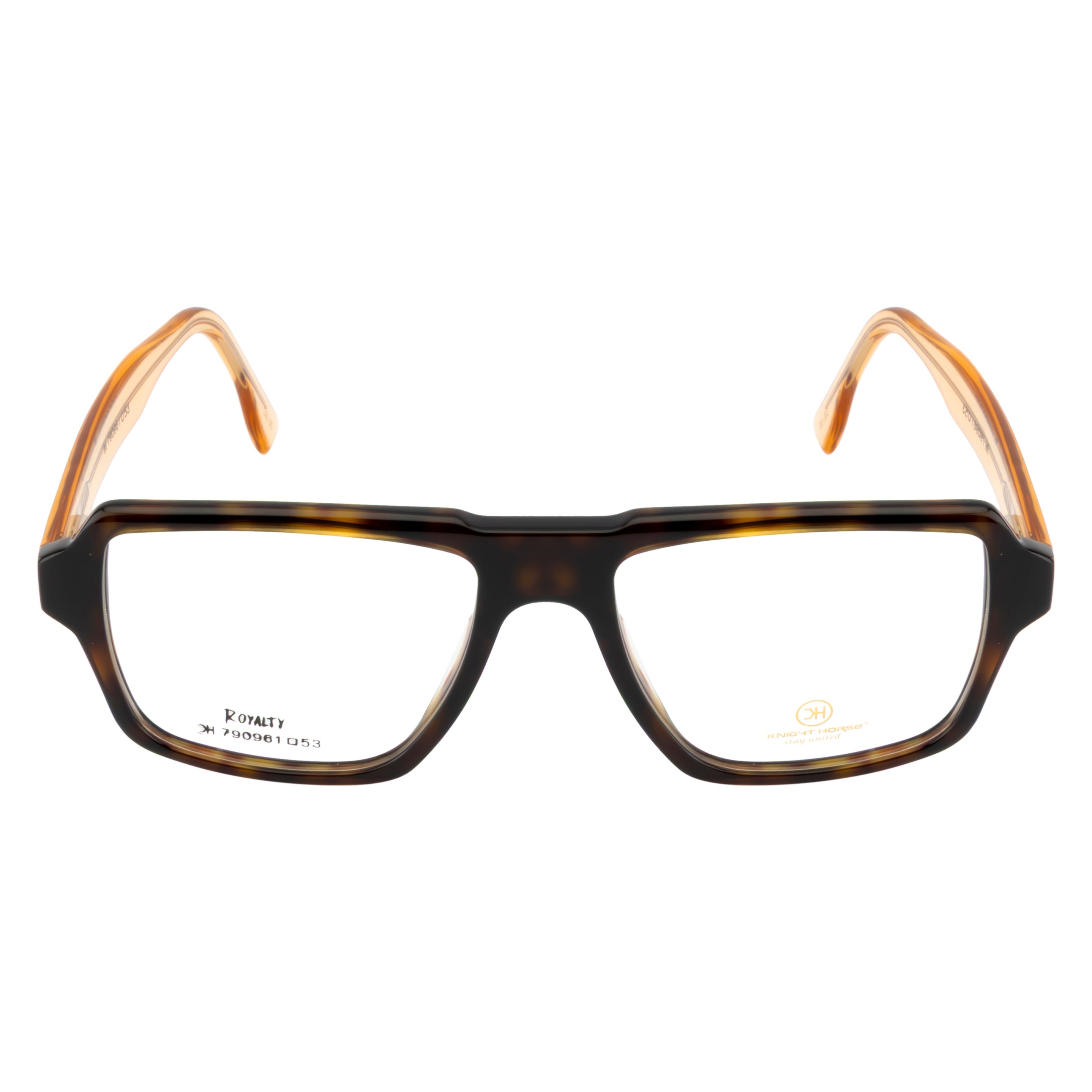 Stylish Eyewear – Square Unisex Frame & Dual-Tone Finish