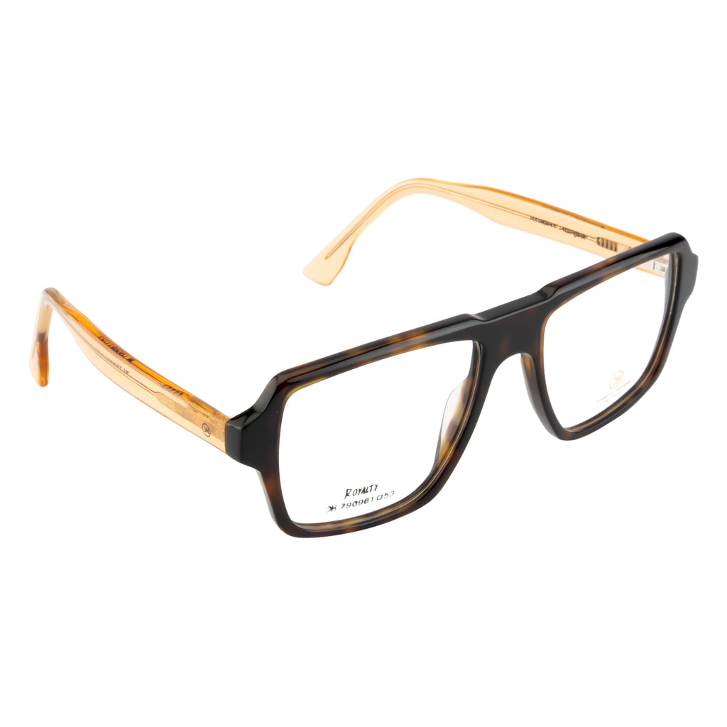 Stylish Eyewear – Square Unisex Frame & Dual-Tone Finish