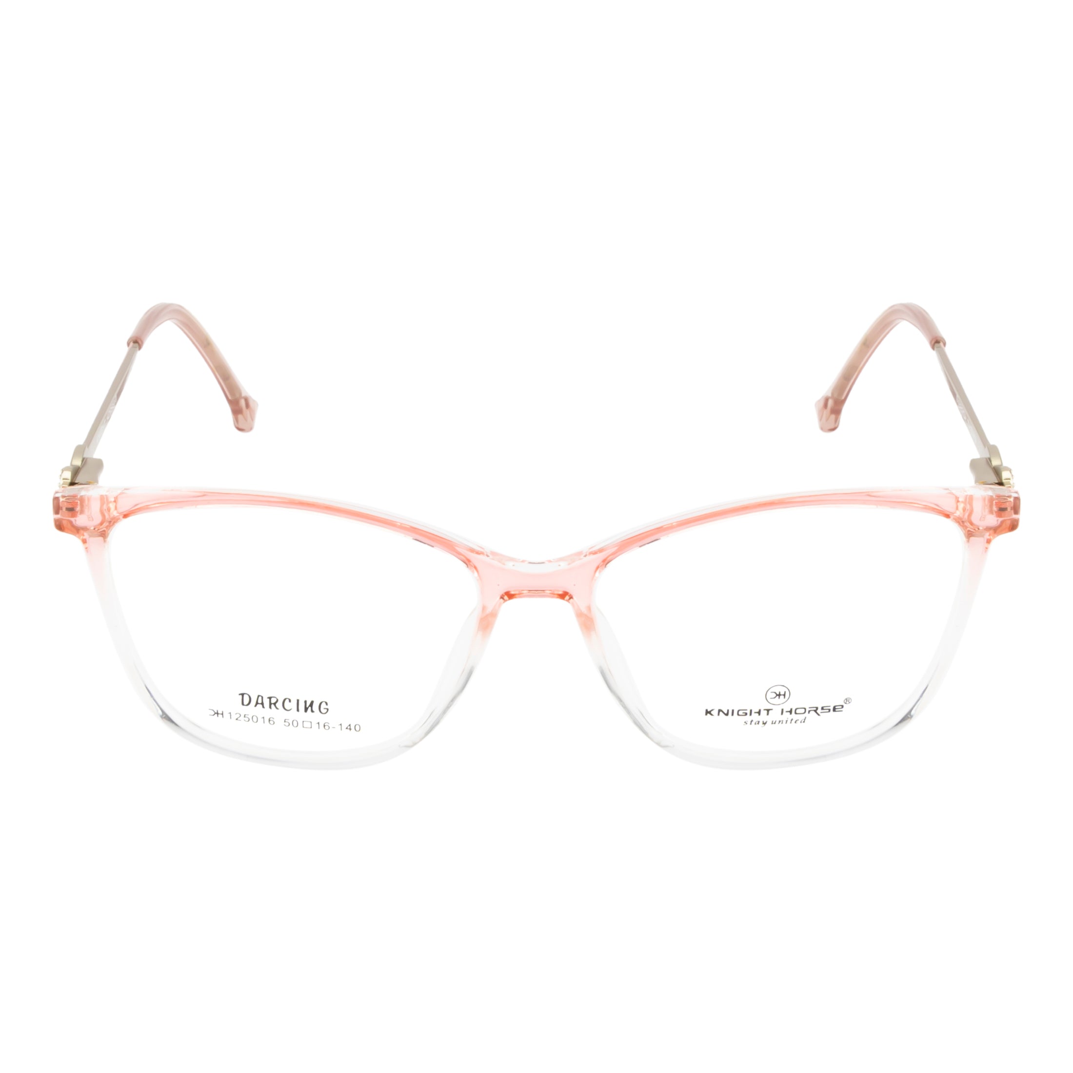 Stylish Cat Eye Frame for Women – Gloss Pink & Transparent Look