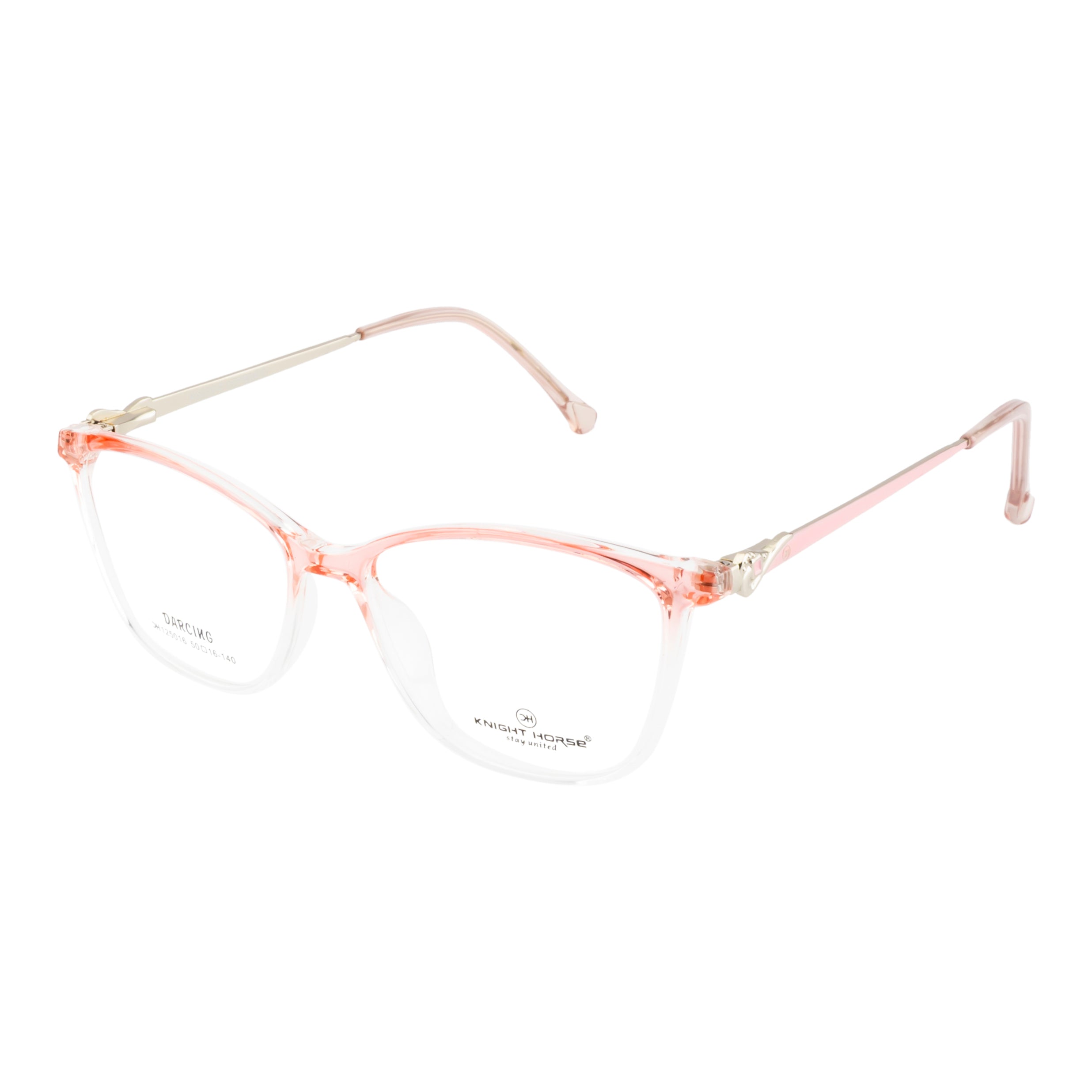 Stylish Cat Eye Frame for Women – Gloss Pink & Transparent Look