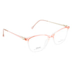 Stylish Cat Eye Frame for Women – Gloss Pink & Transparent Look