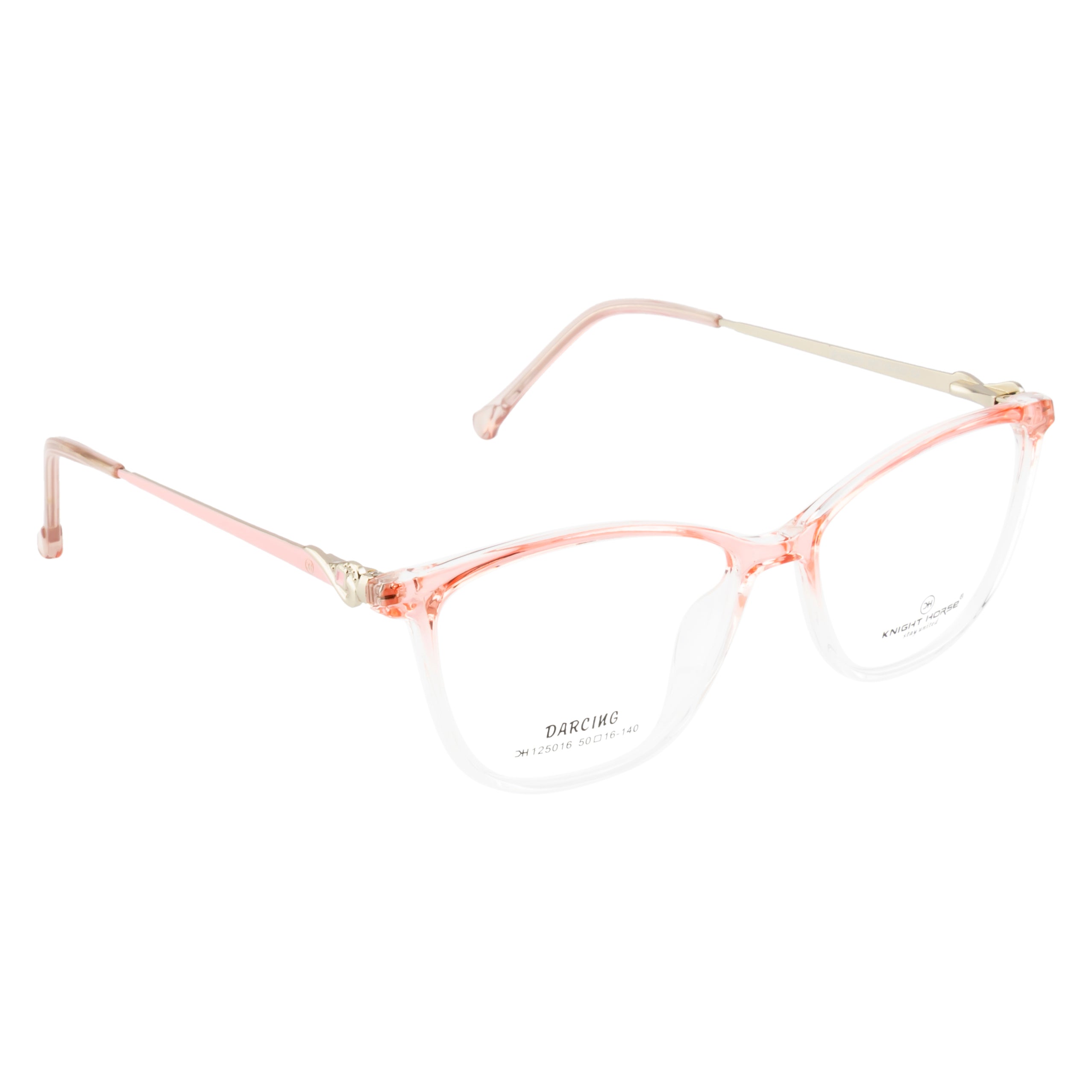 Stylish Cat Eye Frame for Women – Gloss Pink & Transparent Look