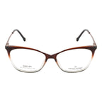 Stylish Cat Eye Frame for Women – Dual Tone Gloss Brown & Clear