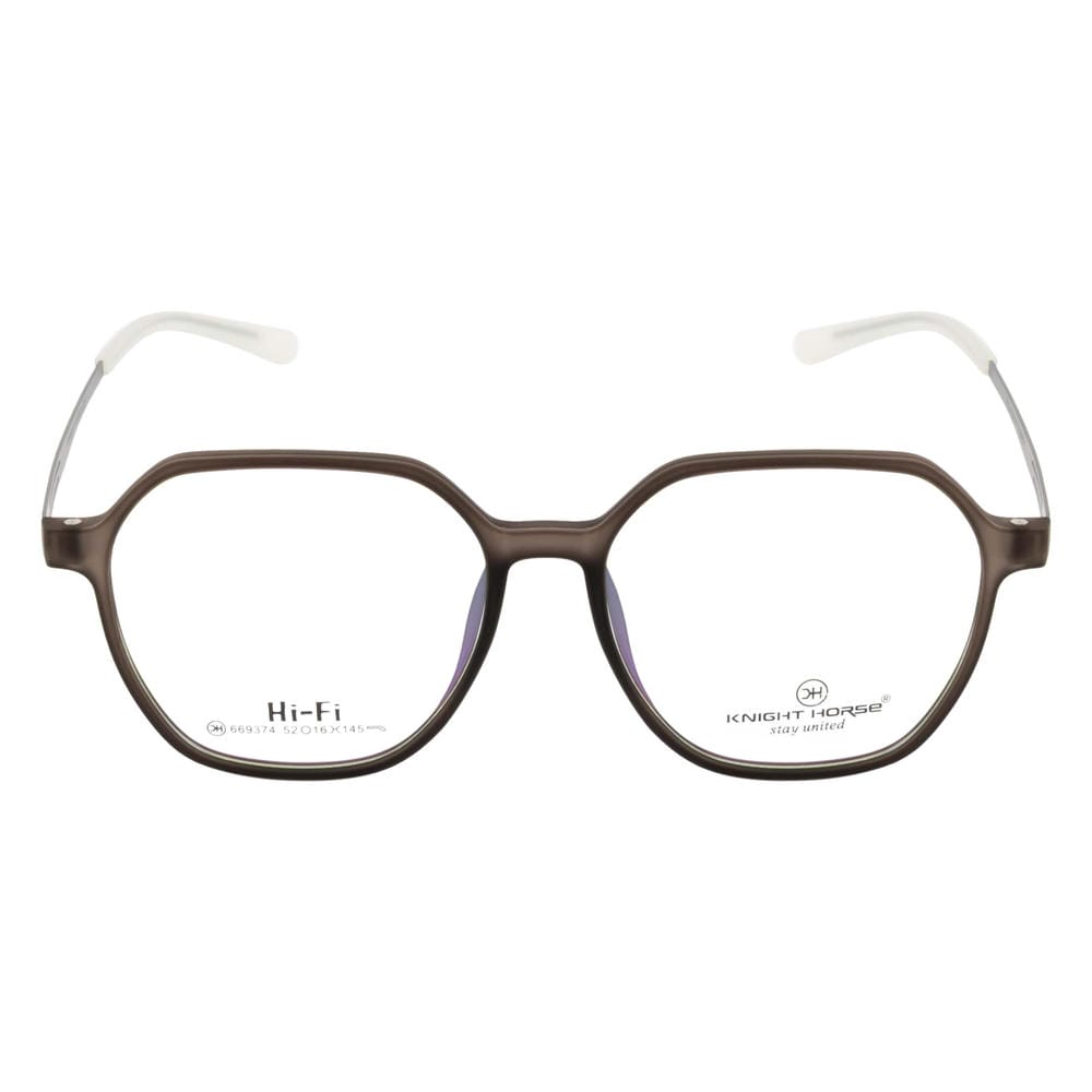 Knight Horse Classic Brown Unisex Eyewear Frame – Full Rim | Stylish & Lightweight
