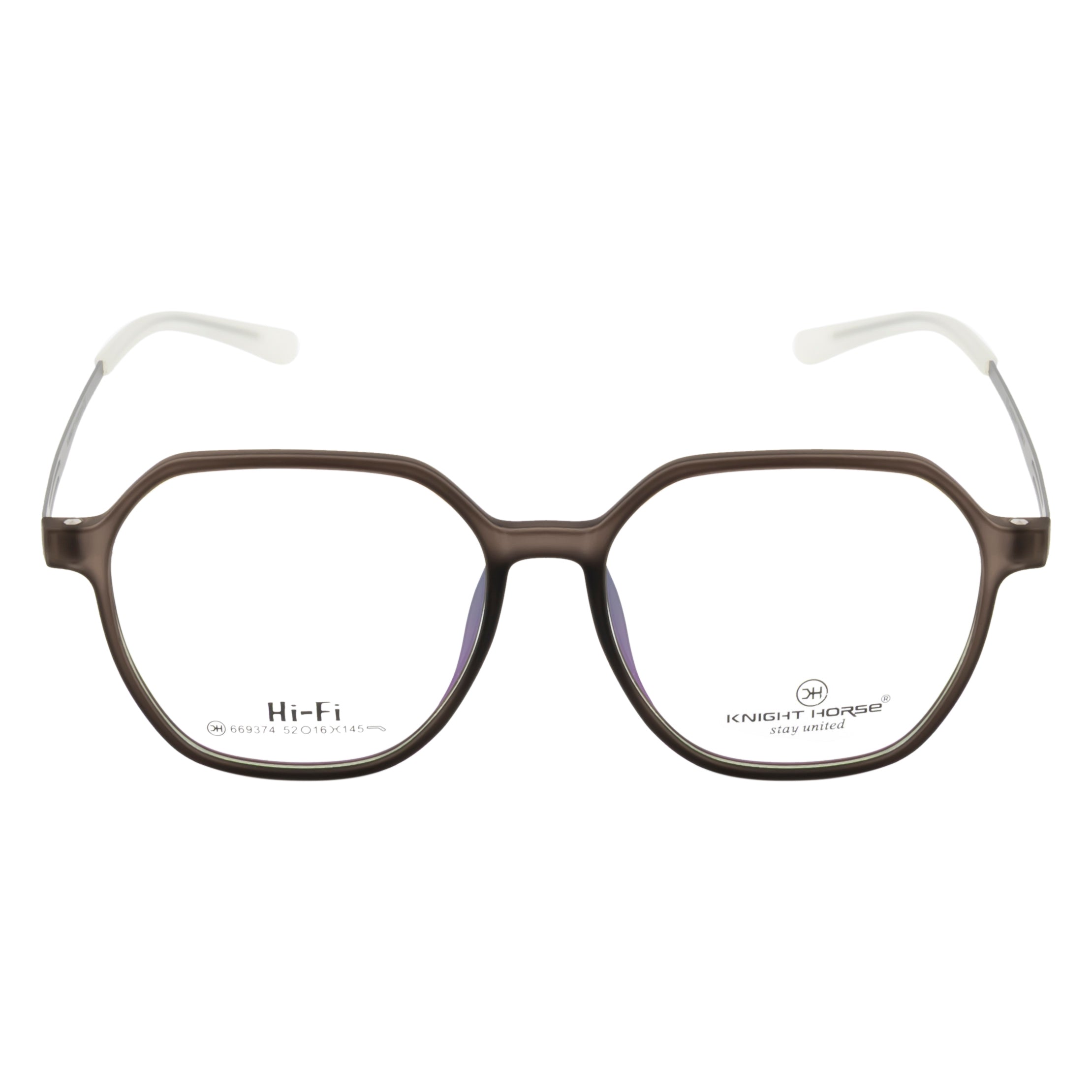 Knight Horse Classic Brown Unisex Eyewear Frame – Full Rim | Stylish & Lightweight