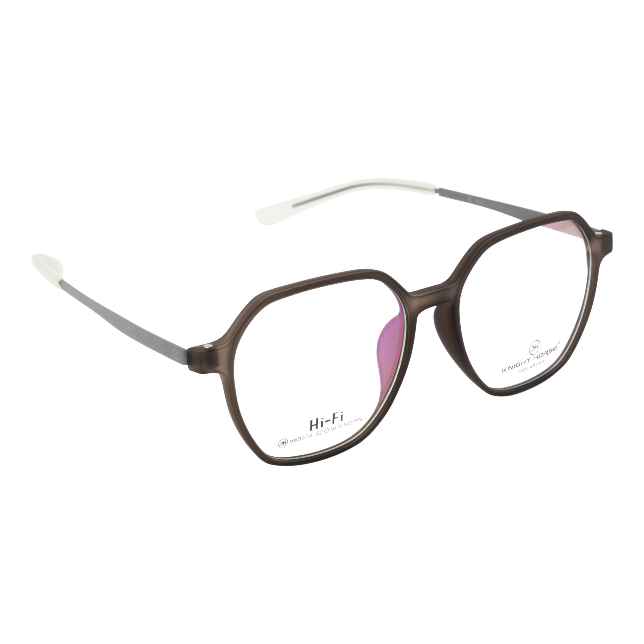 Knight Horse Classic Brown Unisex Eyewear Frame – Full Rim | Stylish & Lightweight