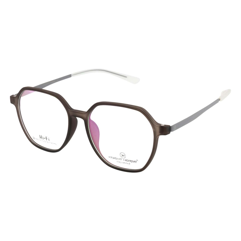 Knight Horse Classic Brown Unisex Eyewear Frame – Full Rim | Stylish & Lightweight
