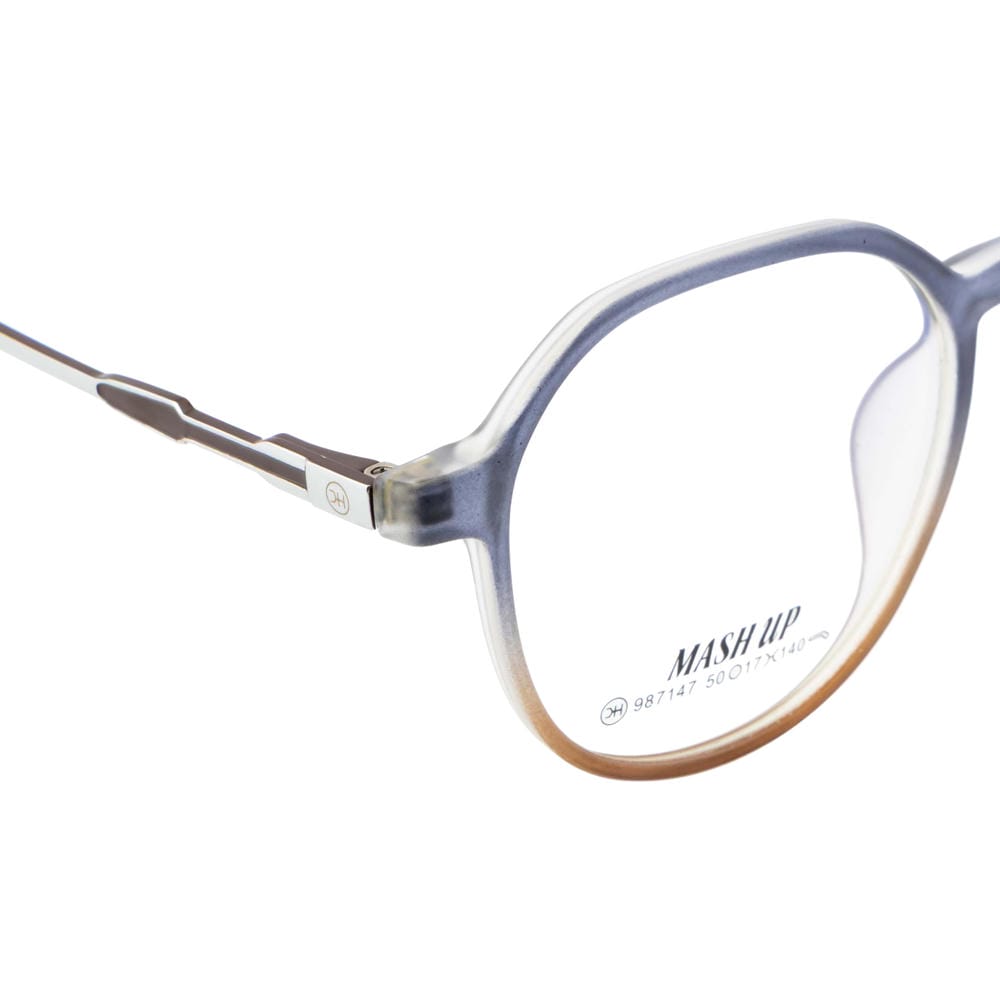 Classic Unisex Eyewear – Vibrant Blue & Orange Look