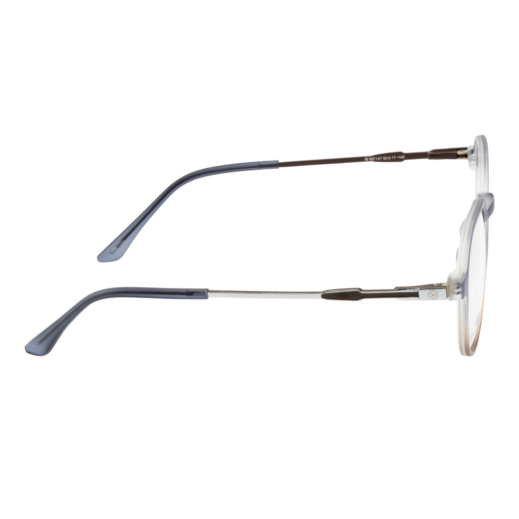 Classic Unisex Eyewear – Vibrant Blue & Orange Look