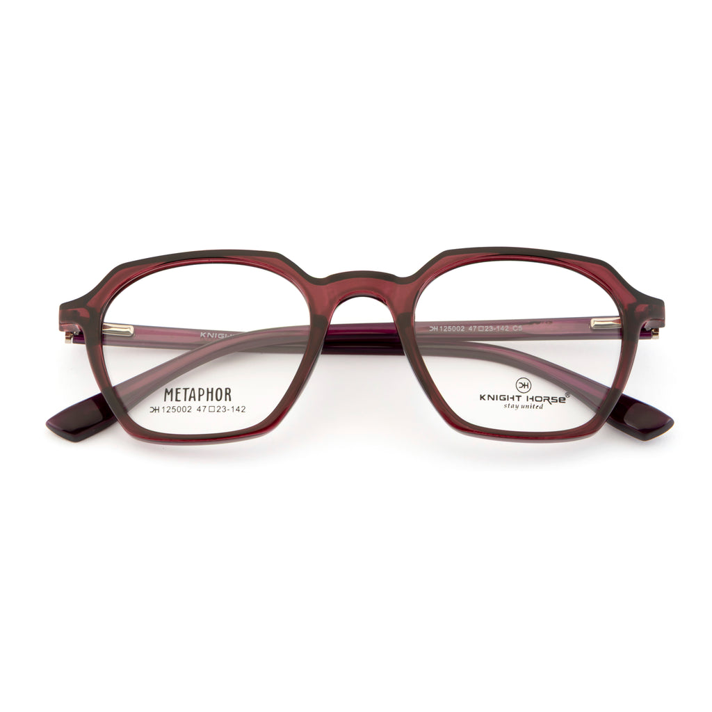 Signature Eyewear – Maroon Finish | Unisex