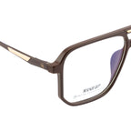 Premium Men's Eyewear – Brown | Modern Double Bar Style