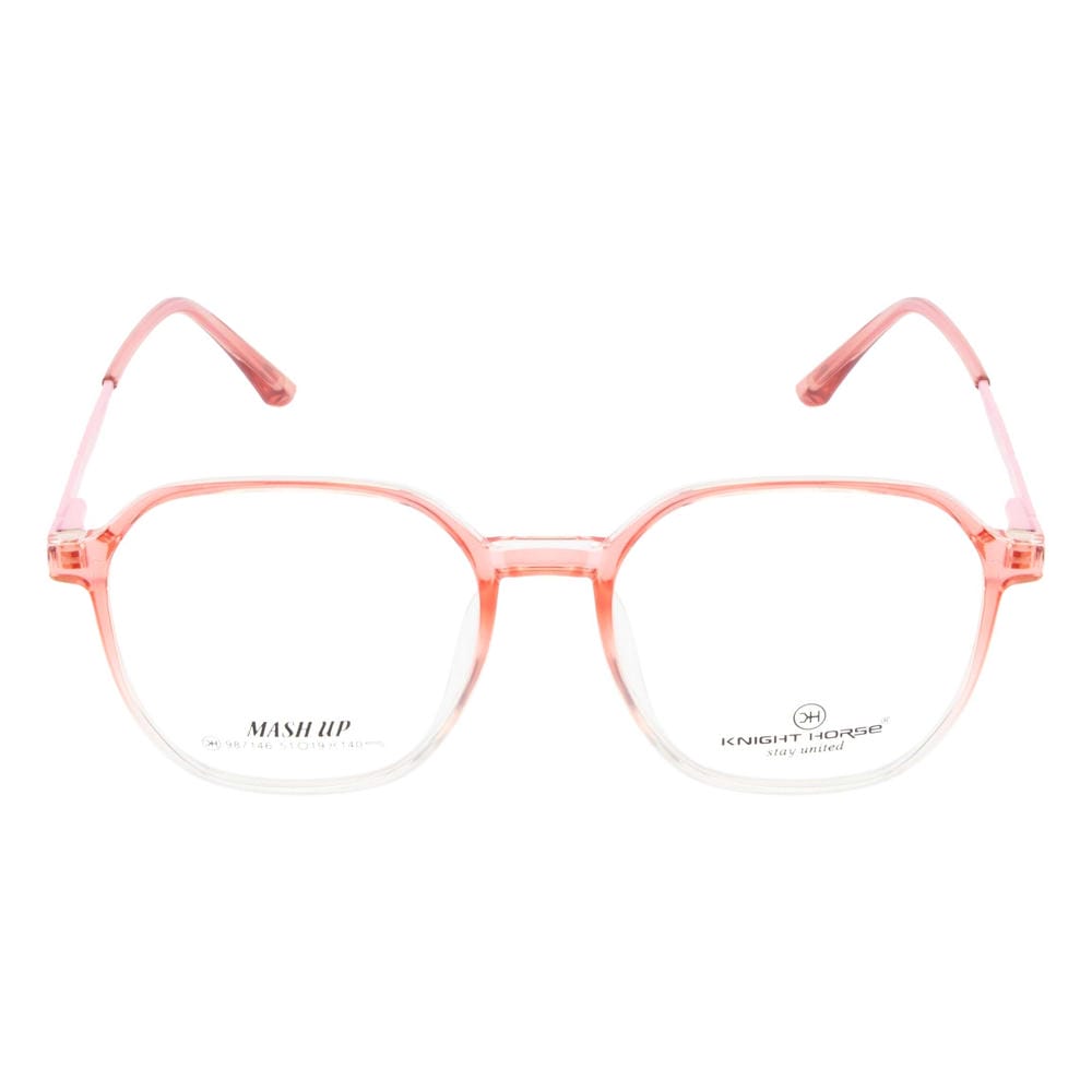 Women's Dual-Tone Eyewear – Gloss Pink & Transparent