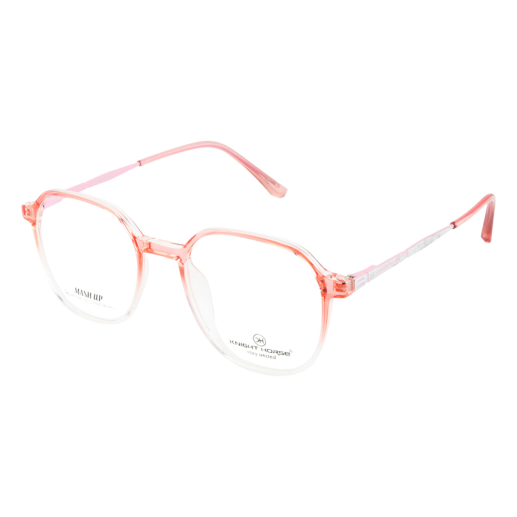 Women's Dual-Tone Eyewear – Gloss Pink & Transparent