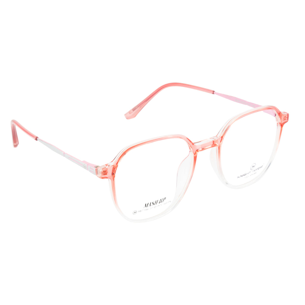 Women's Dual-Tone Eyewear – Gloss Pink & Transparent