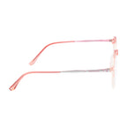 Women's Dual-Tone Eyewear – Gloss Pink & Transparent