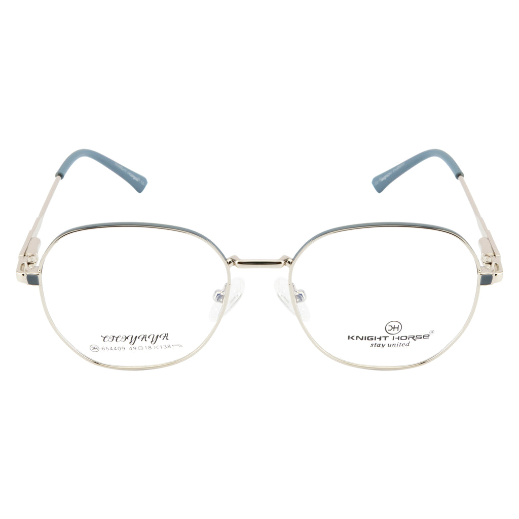 Sleek Silver-Grey Frame – Comfortable Fit with Spring Arms
