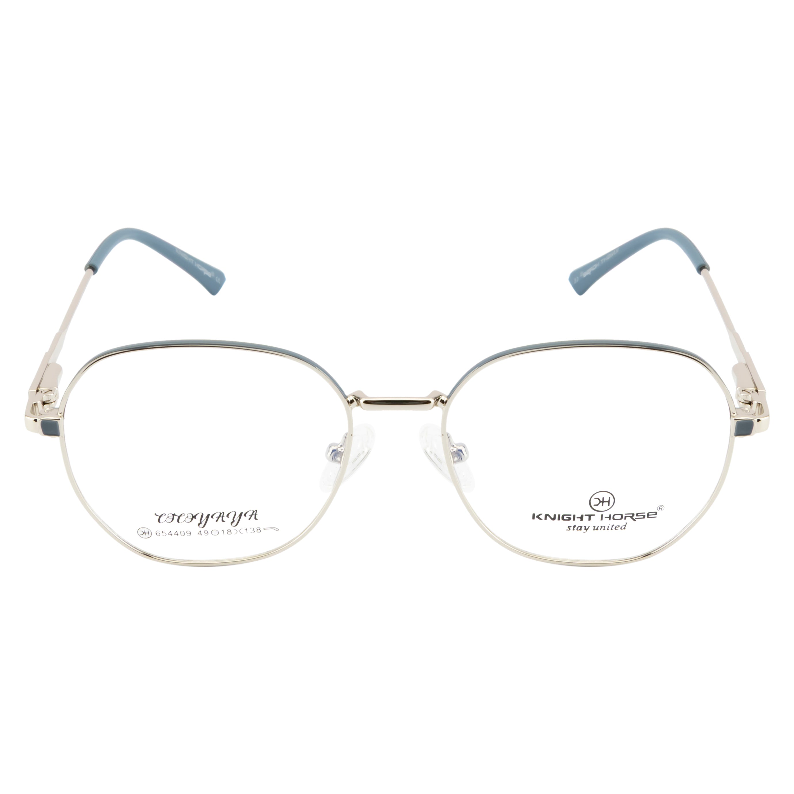 Sleek Silver-Grey Frame – Comfortable Fit with Spring Arms