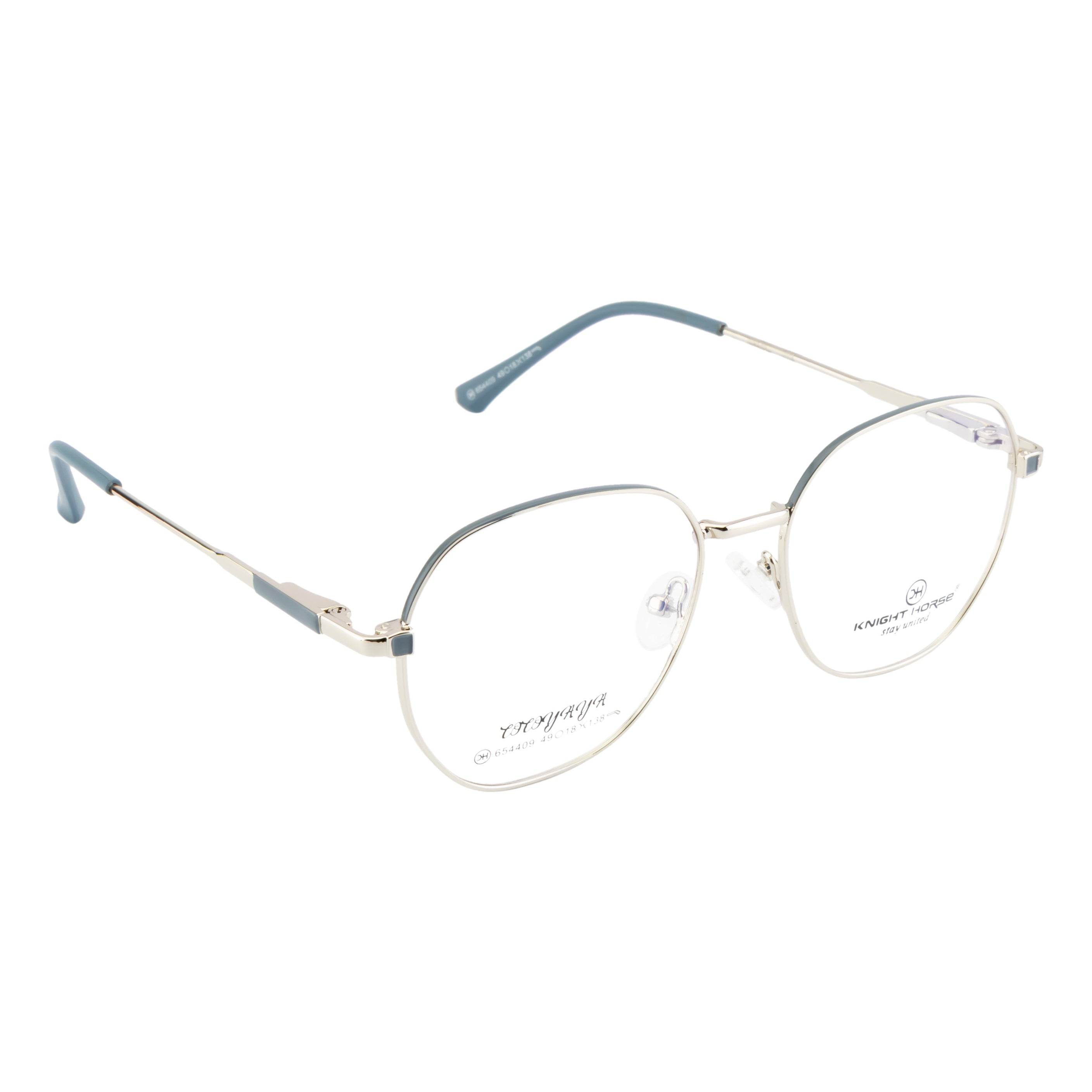 Sleek Silver-Grey Frame – Comfortable Fit with Spring Arms
