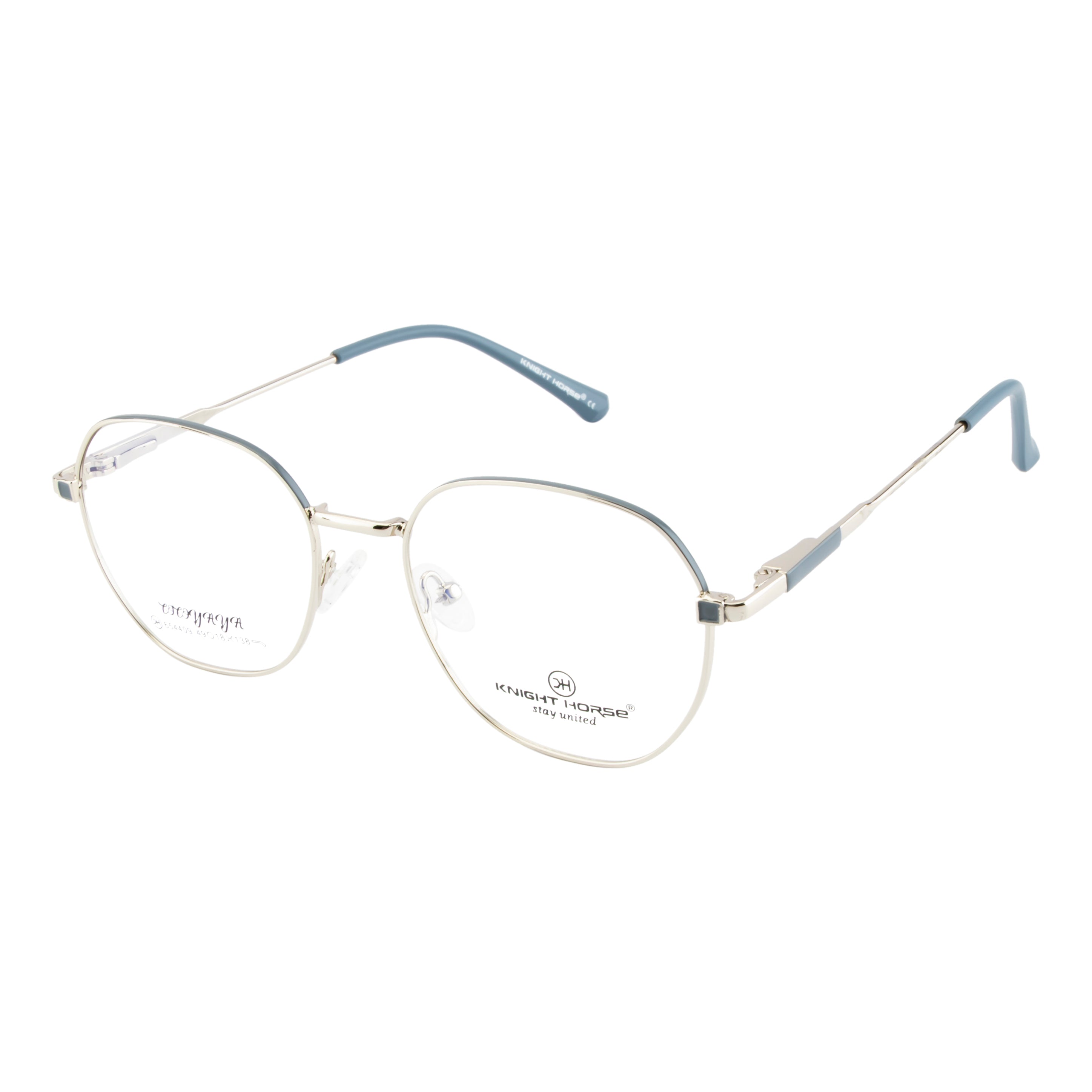 Sleek Silver-Grey Frame – Comfortable Fit with Spring Arms