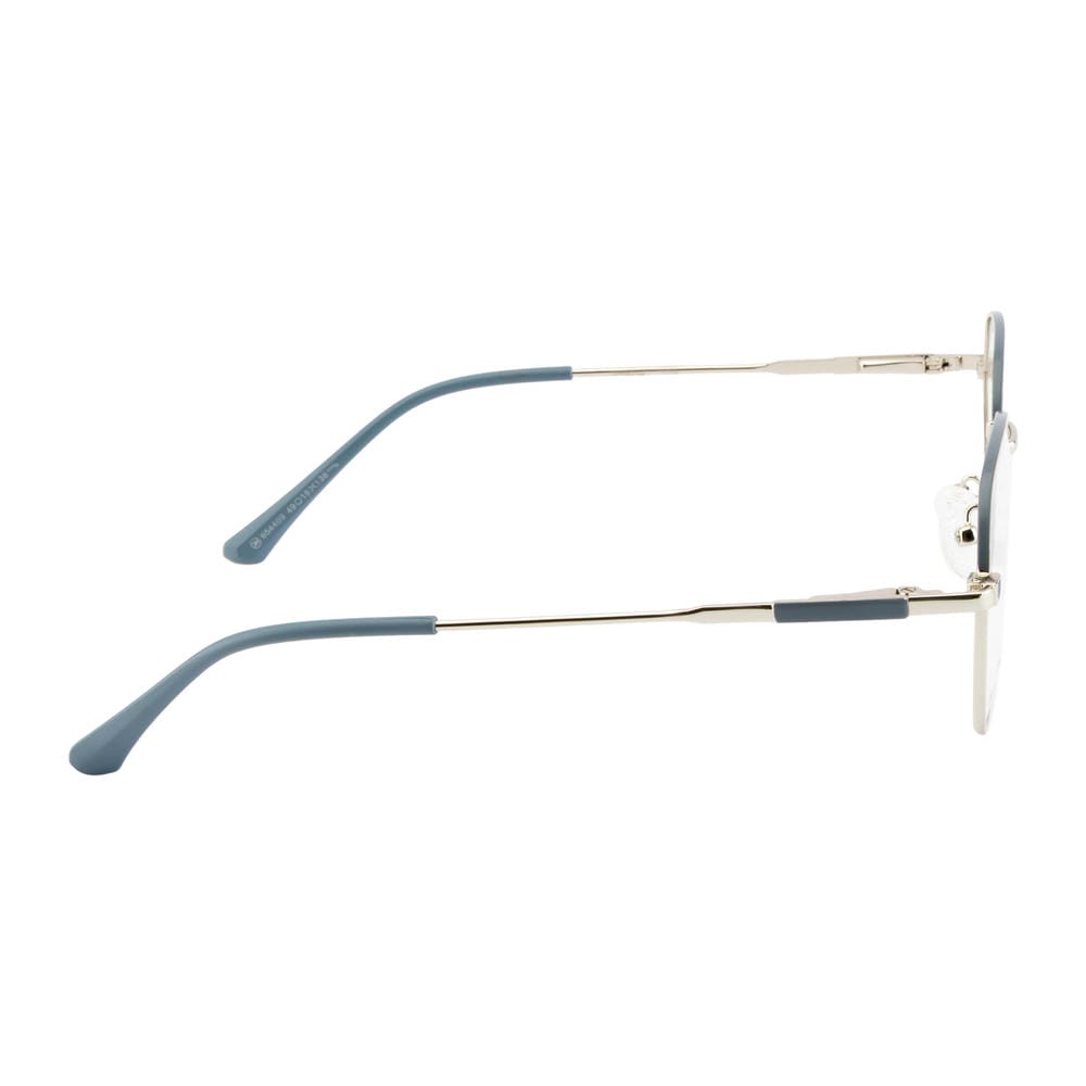 Sleek Silver-Grey Frame – Comfortable Fit with Spring Arms