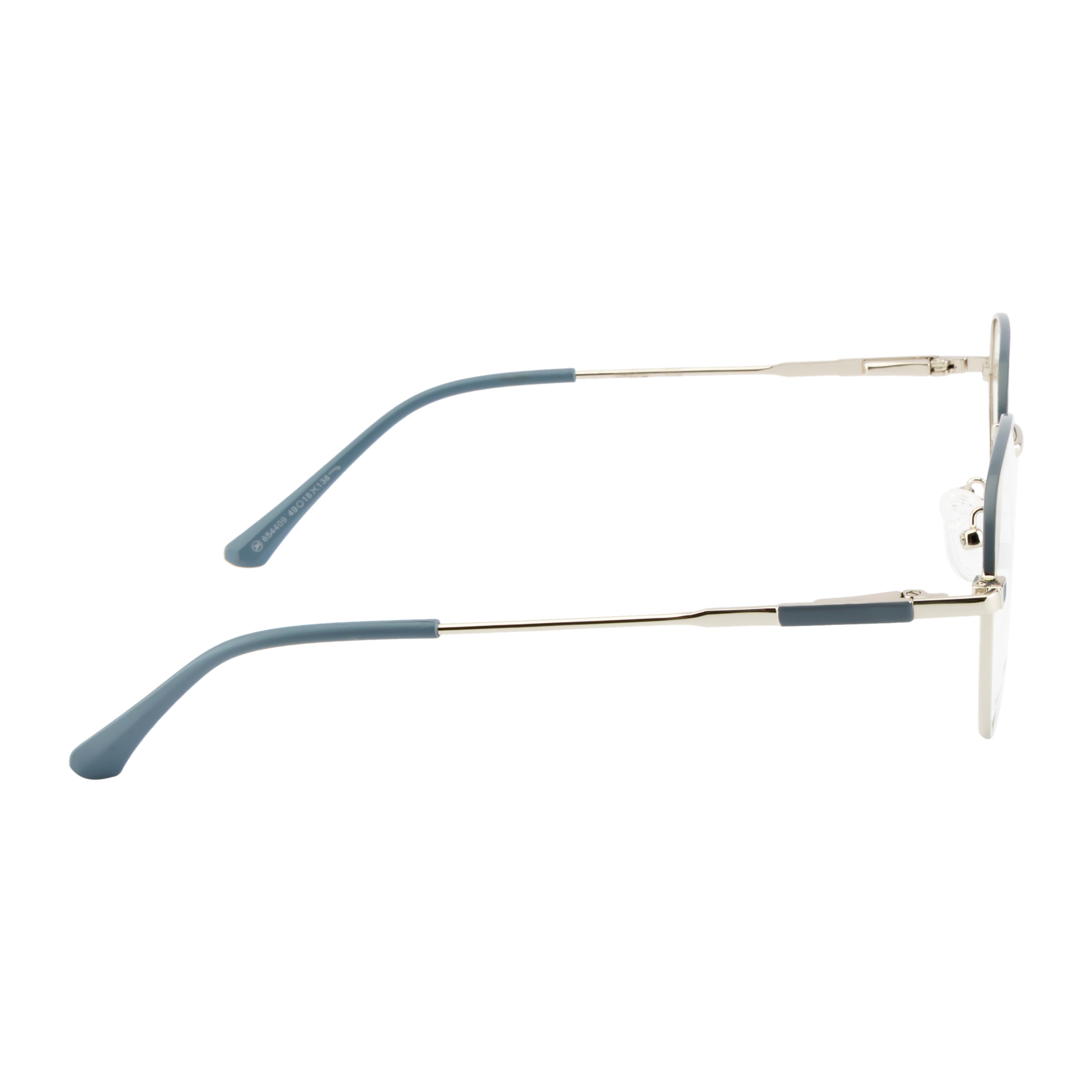 Sleek Silver-Grey Frame – Comfortable Fit with Spring Arms