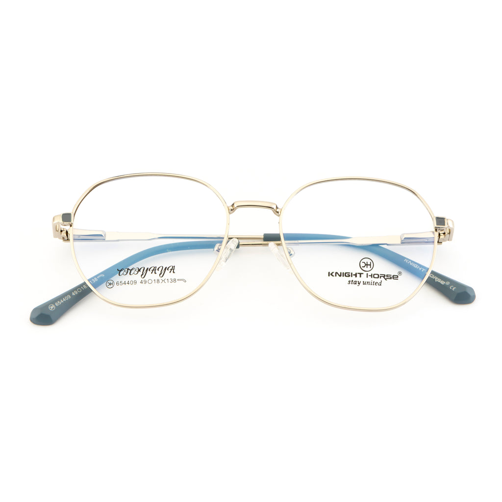 Sleek Silver-Grey Frame – Comfortable Fit with Spring Arms