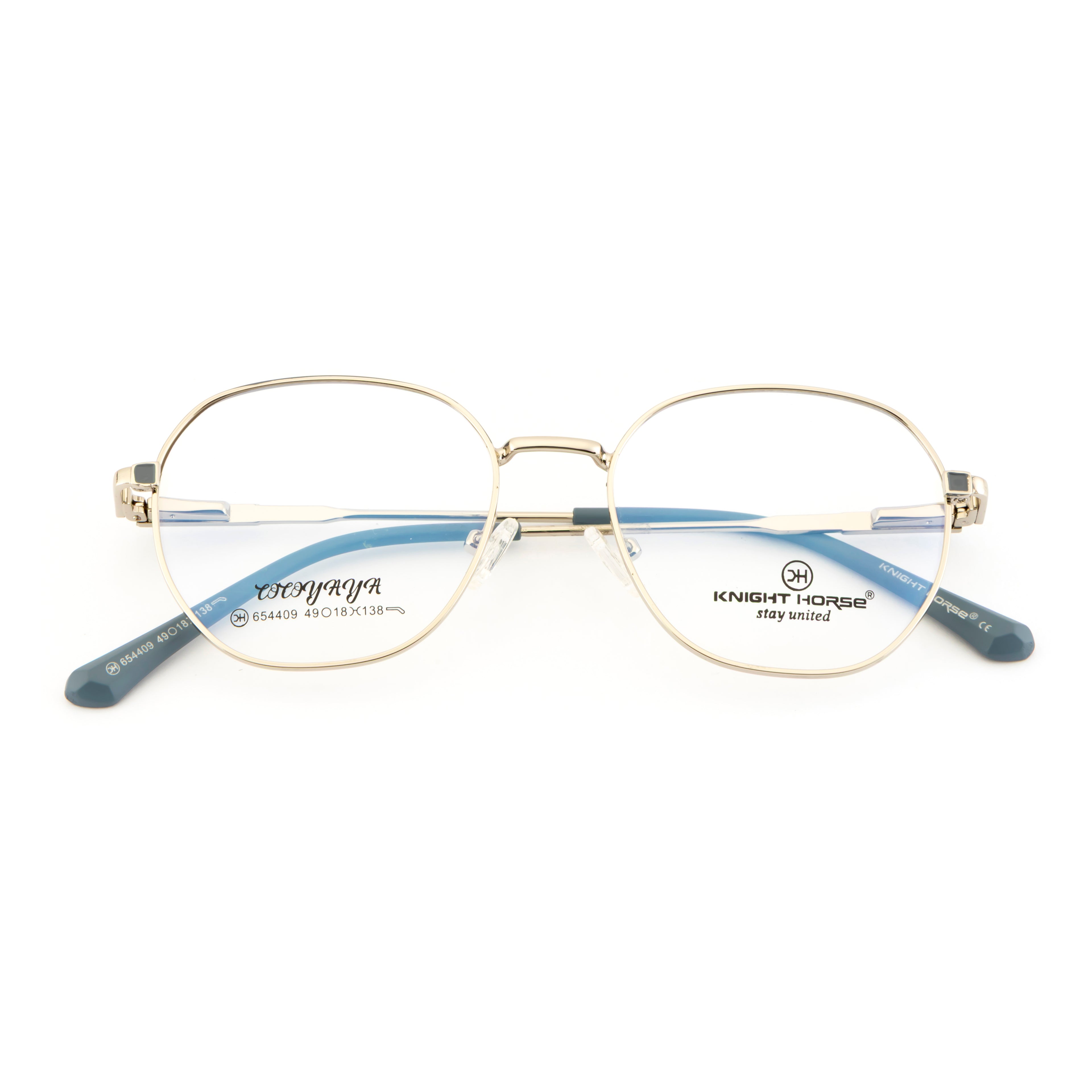 Sleek Silver-Grey Frame – Comfortable Fit with Spring Arms