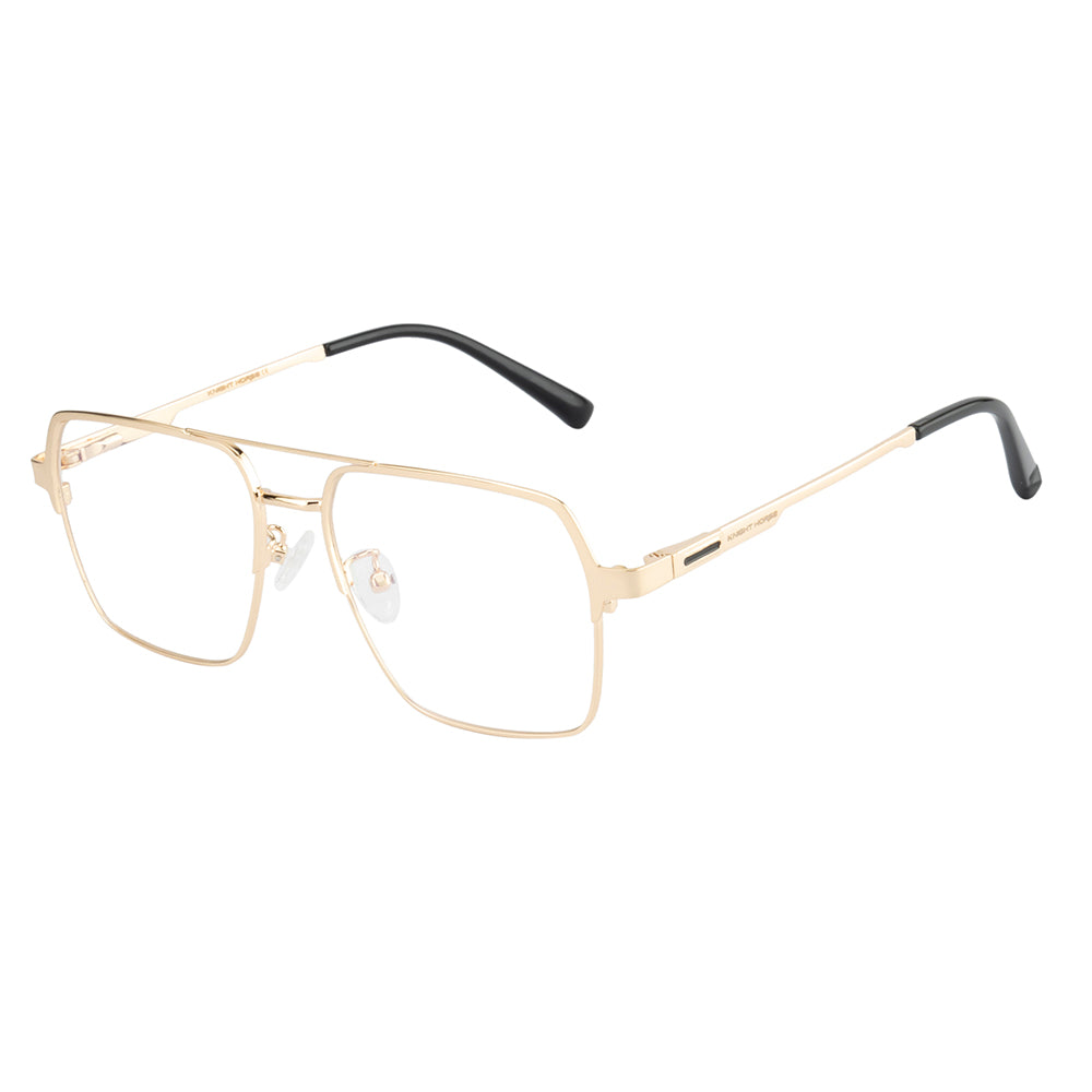 All-in-One Eyewear Set – Gold Frame with 3 Color Clip Lenses