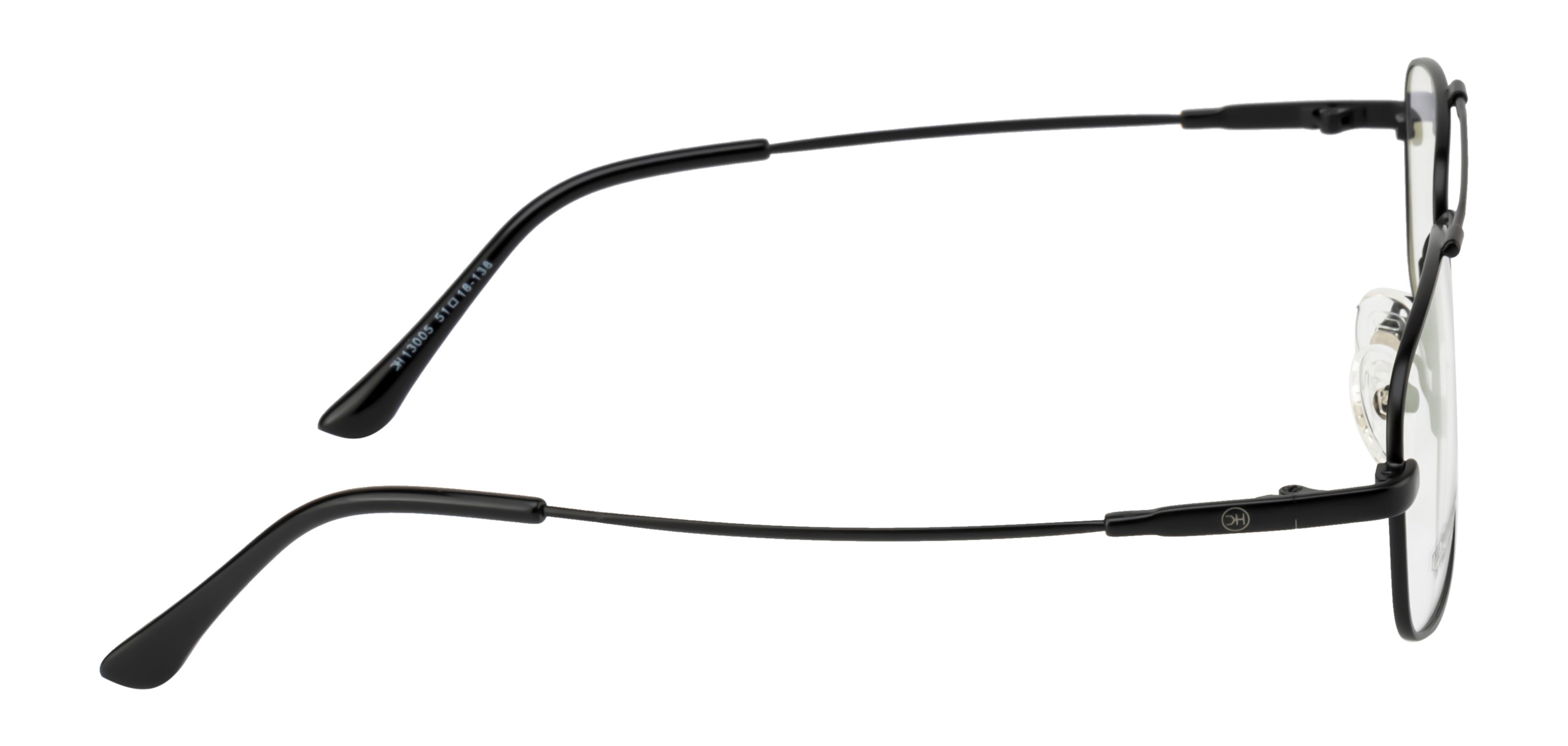 Knight Horse Classic Black Metal Frame with Double Bar Design