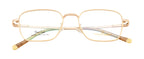 Knight Horse Metal Eyewear Frame - Gold & Beige
