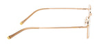 Knight Horse Metal Eyewear Frame - Gold & Beige