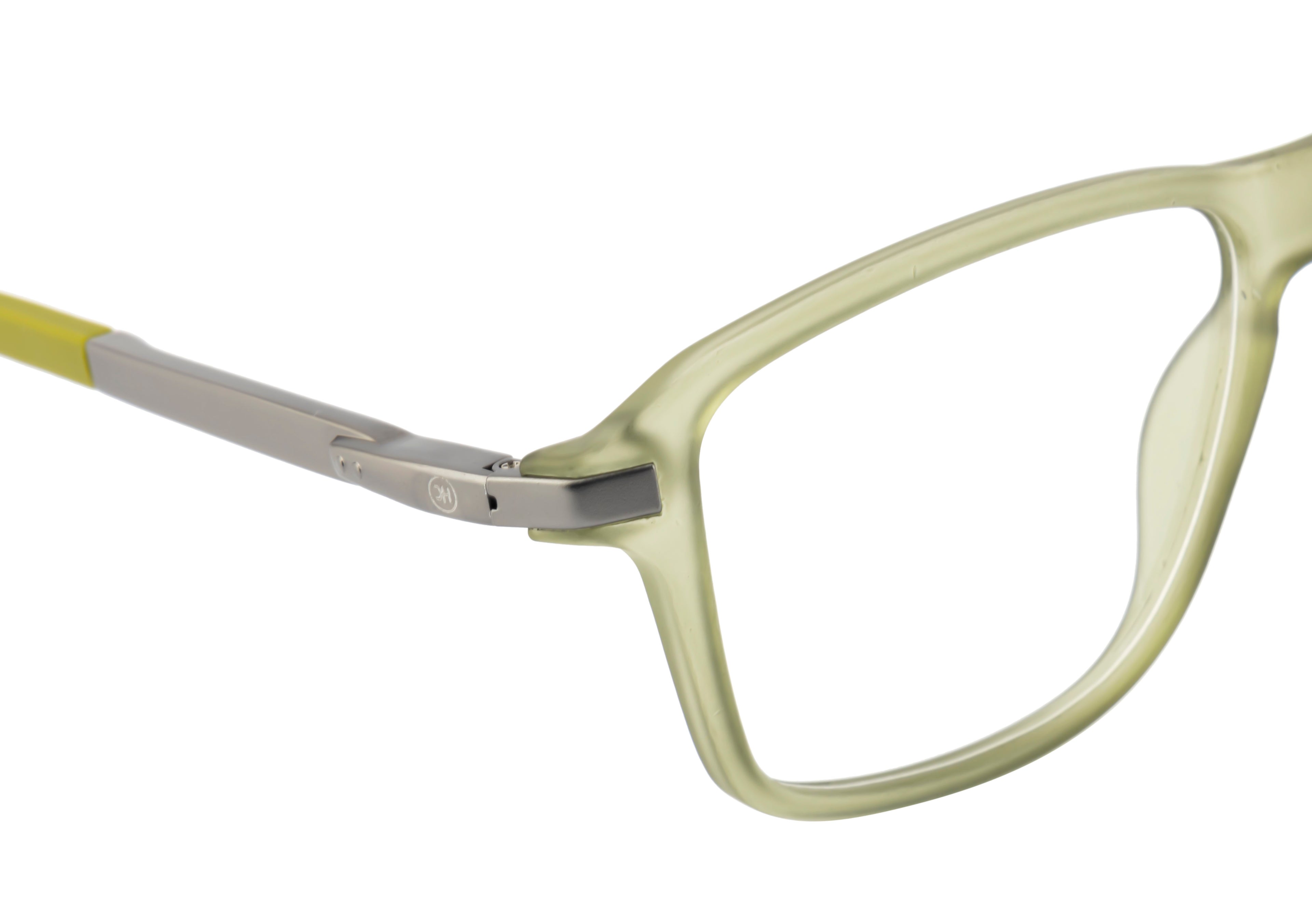 Pastel Green Sports Eyewear with Rectangular Frame and Spring Hinges
