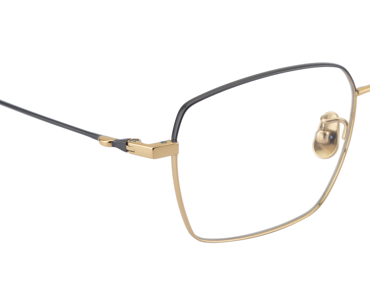 Titanium Eyewear Frames - Flexible | Lightweight |Grey & Gold