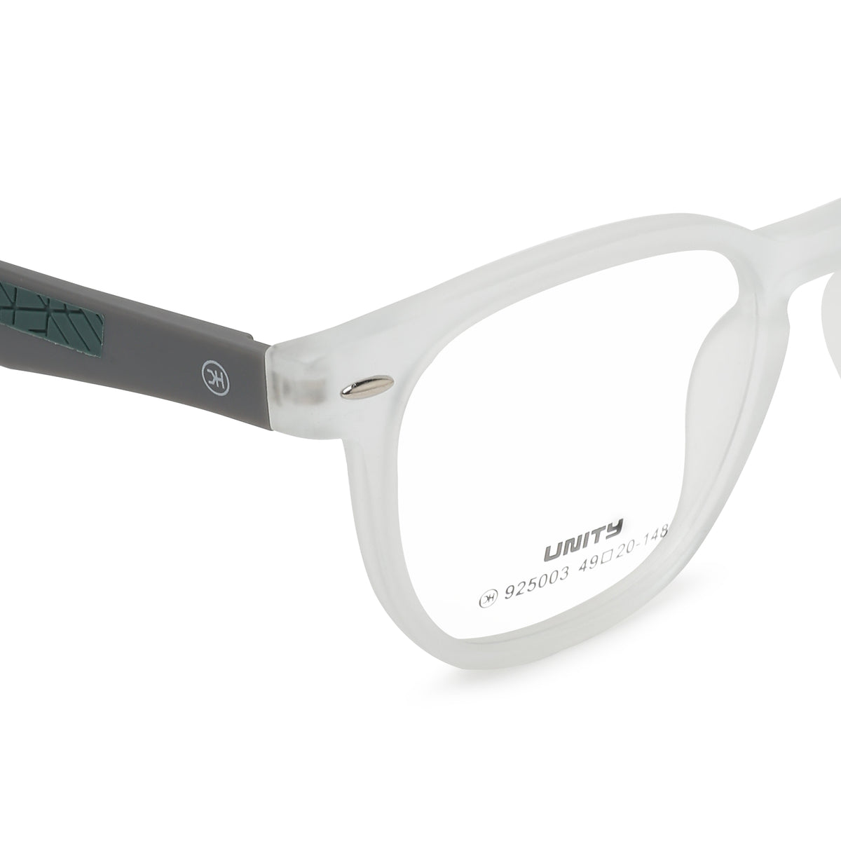Knight Horse  Men & Women Optical frame | Round Light Grey