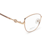 Ladies  Eyeglasses | Square Rose Gold Metal Frame | Fashion Optical Frame