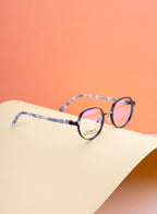 Premium Acetate And Metal Eyewear Frame With Spring