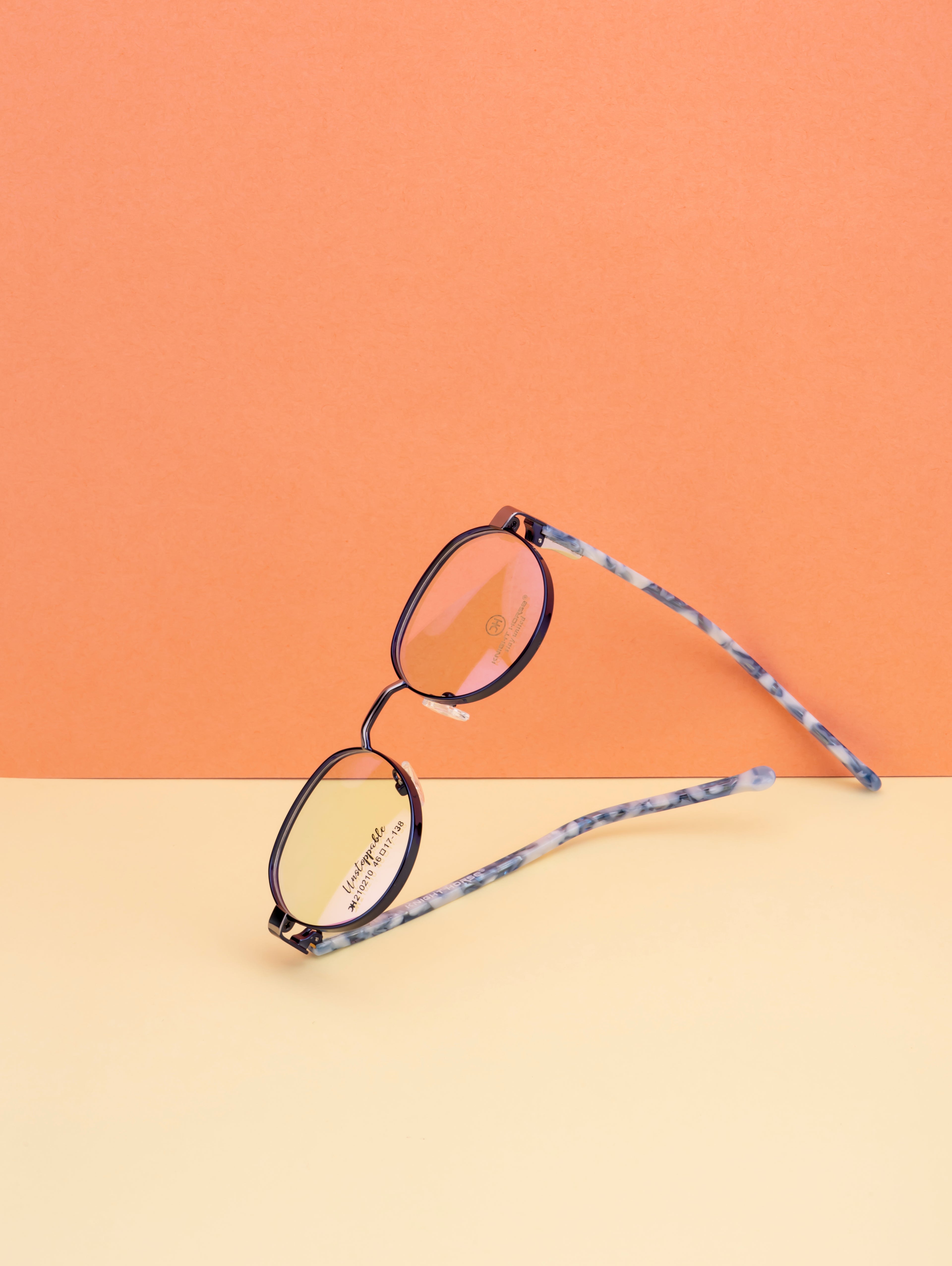 Premium Acetate And Metal Eyewear Frame With Spring