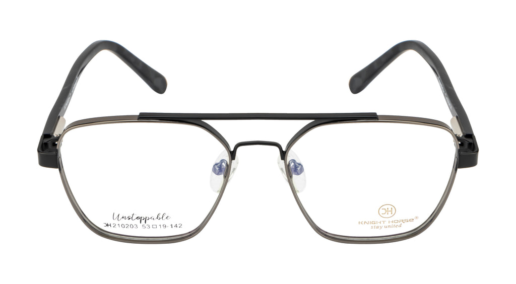 Black & Gray Men Eyewear Frame