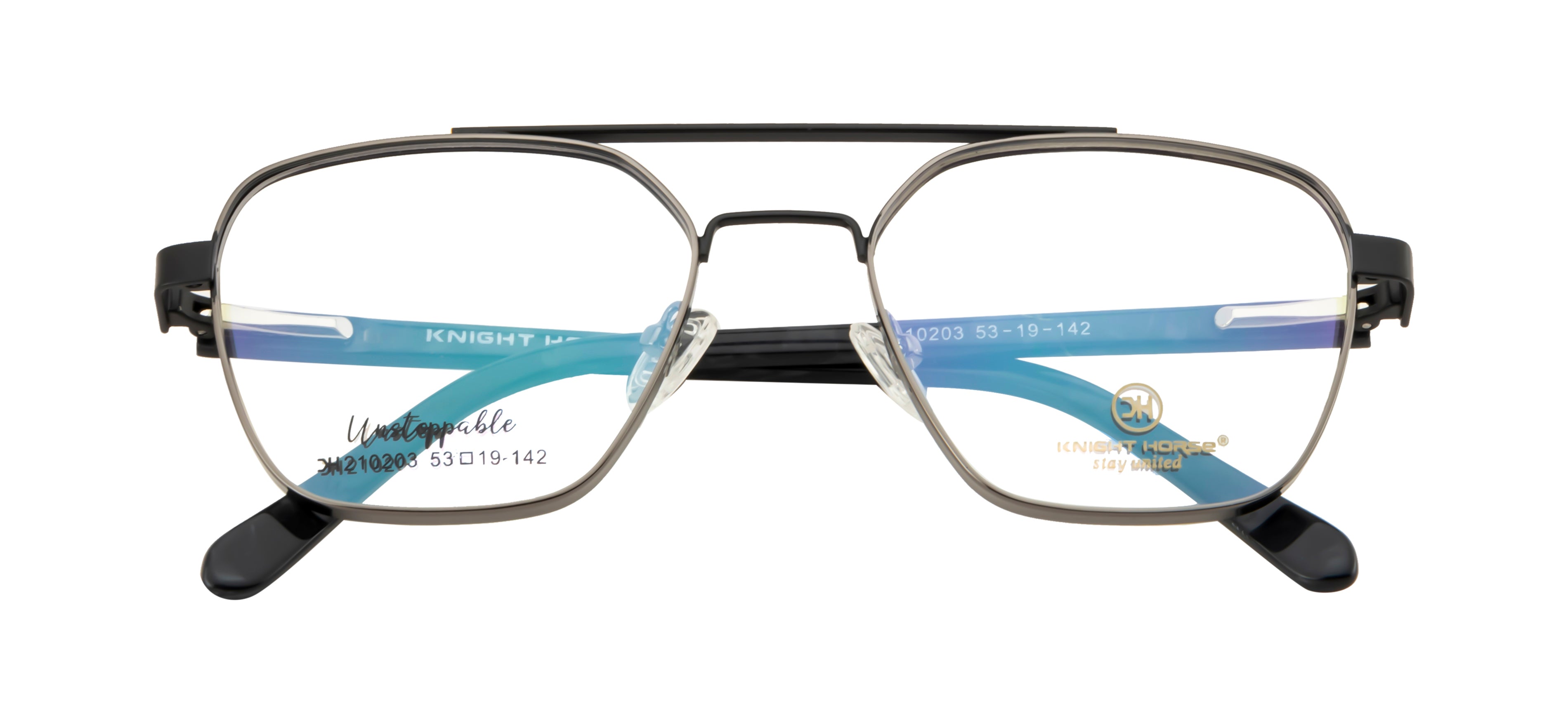 Black & Gray Men Eyewear Frame