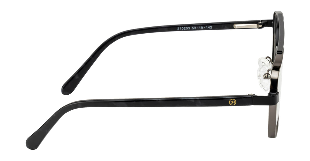 Black & Gray Men Eyewear Frame