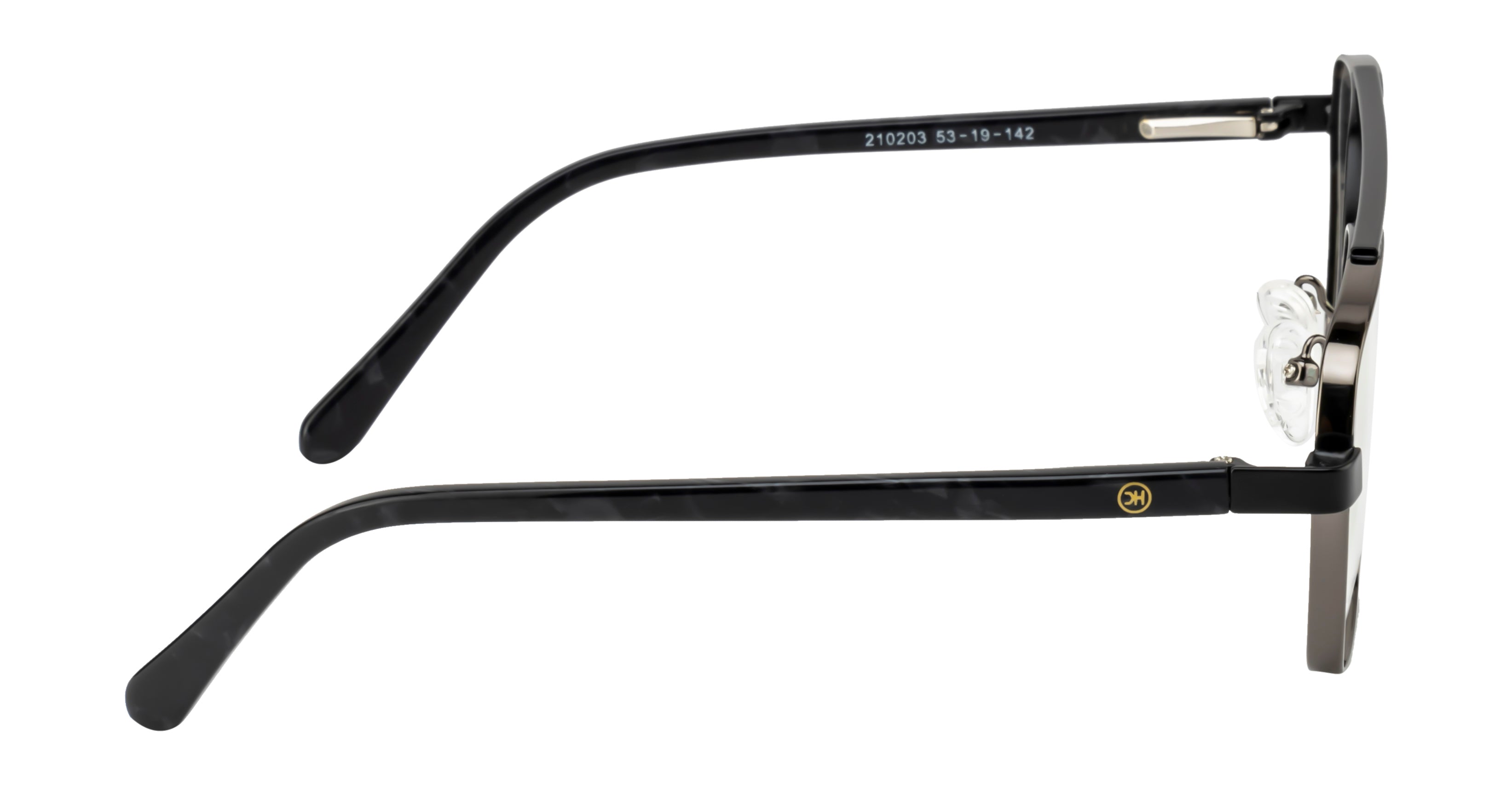 Black & Gray Men Eyewear Frame