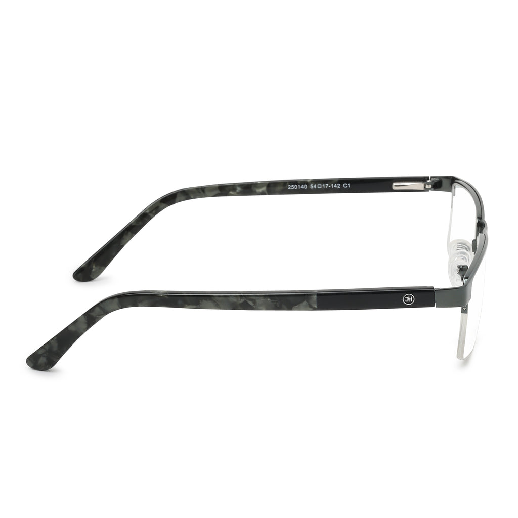 Men’s Supra Optical Frame | Half Rim Rectangular  Eyeglass