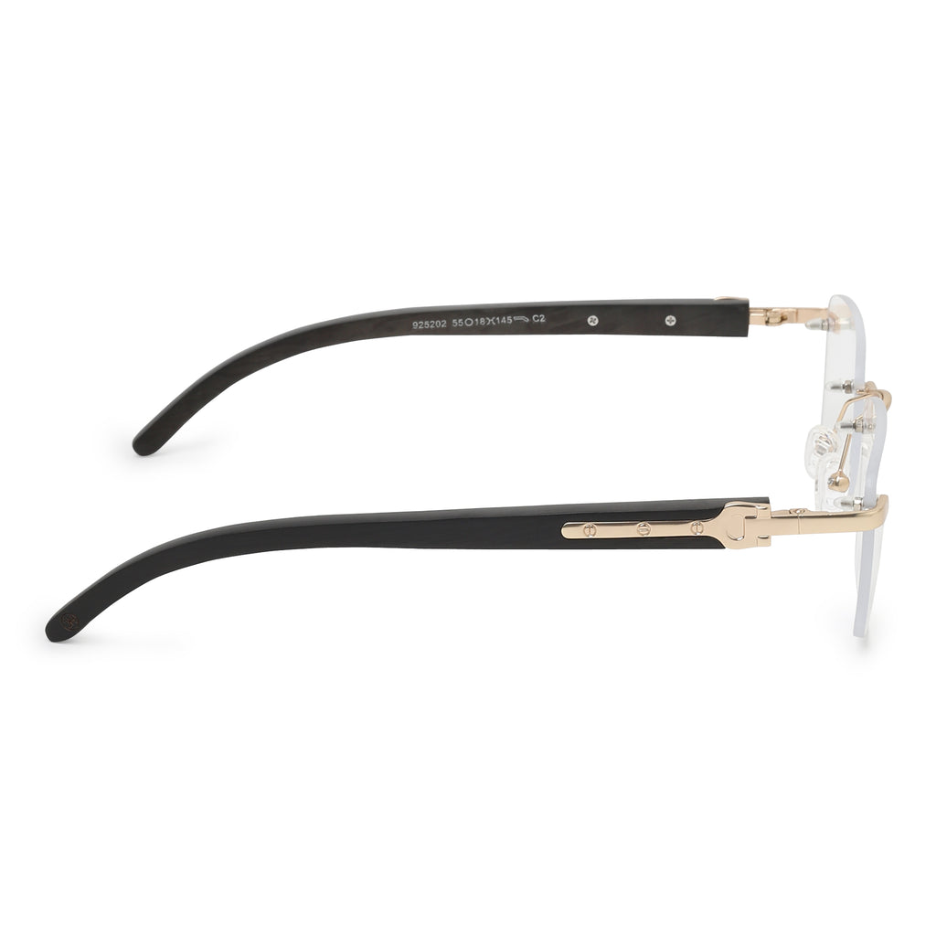 Men Stylish Rimless Glasses, Minimalist Frame