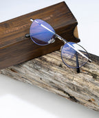 Metal Eyewear Frame With Spring